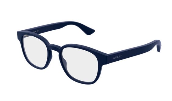 Montatura vista Gucci Uomo GG1343O009-BLUE-BLUE-TRANSPARENT49 - GG1343O009-BLUE-BLUE-TRANSPARENT49